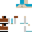 Minecraft skin texture, 64x64 pixels