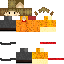 Minecraft skin texture, 64x64 pixels