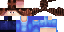 Minecraft skin texture, 64x32 legacy pixels