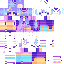 Minecraft skin texture, 64x64 pixels