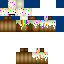 Minecraft skin texture, 64x64 pixels