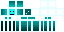 Minecraft skin texture, 64x32 legacy pixels