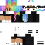 Minecraft skin texture, 64x64 pixels