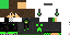 Minecraft skin texture, 64x32 legacy pixels
