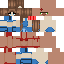 Minecraft skin texture, 64x64 pixels