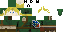 Minecraft skin texture, 64x32 legacy pixels