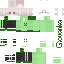 Minecraft skin texture, 64x64 pixels