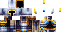 Minecraft skin texture, 64x32 legacy pixels