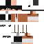 Minecraft skin texture, 64x64 pixels