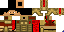Minecraft skin texture, 64x32 legacy pixels