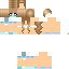 Minecraft skin texture, 64x64 pixels