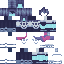 Minecraft skin texture, 64x64 pixels