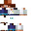 Minecraft skin texture, 64x64 pixels