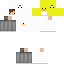 Minecraft skin texture, 64x64 pixels