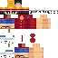Minecraft skin texture, 64x64 pixels