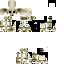 Minecraft skin texture, 64x64 pixels