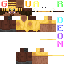 Minecraft skin texture, 64x64 pixels