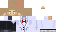 Minecraft skin texture, 64x32 legacy pixels