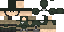 Minecraft skin texture, 64x32 legacy pixels