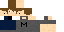 Minecraft skin texture, 64x32 legacy pixels