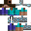 Minecraft skin texture, 64x64 pixels