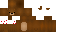Minecraft skin texture, 64x32 legacy pixels