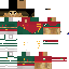Minecraft skin texture, 64x64 pixels