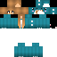 Minecraft skin texture, 64x64 pixels