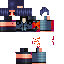 Minecraft skin texture, 64x64 pixels