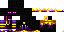 Minecraft skin texture, 64x32 legacy pixels