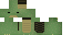 Minecraft skin texture, 64x32 legacy pixels