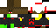 Minecraft skin texture, 64x32 legacy pixels