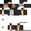 Minecraft skin texture, 64x64 pixels