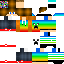 Minecraft skin texture, 64x64 pixels