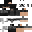 Minecraft skin texture, 64x64 pixels
