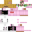 Minecraft skin texture, 64x64 pixels