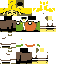 Minecraft skin texture, 64x64 pixels