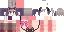 Minecraft skin texture, 64x32 legacy pixels