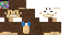 Minecraft skin texture, 64x32 legacy pixels