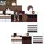 Minecraft skin texture, 64x64 pixels