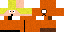 Minecraft skin texture, 64x32 legacy pixels