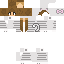 Minecraft skin texture, 64x64 pixels
