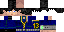 Minecraft skin texture, 64x32 legacy pixels