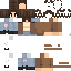Minecraft skin texture, 64x64 pixels