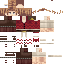 Minecraft skin texture, 64x64 pixels