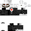 Minecraft skin texture, 64x64 pixels