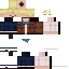Minecraft skin texture, 64x64 pixels