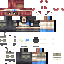 Minecraft skin texture, 64x64 pixels