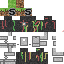 Minecraft skin texture, 64x64 pixels