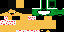 Minecraft skin texture, 64x32 legacy pixels